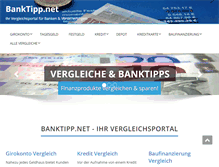 Tablet Screenshot of banktipp.net